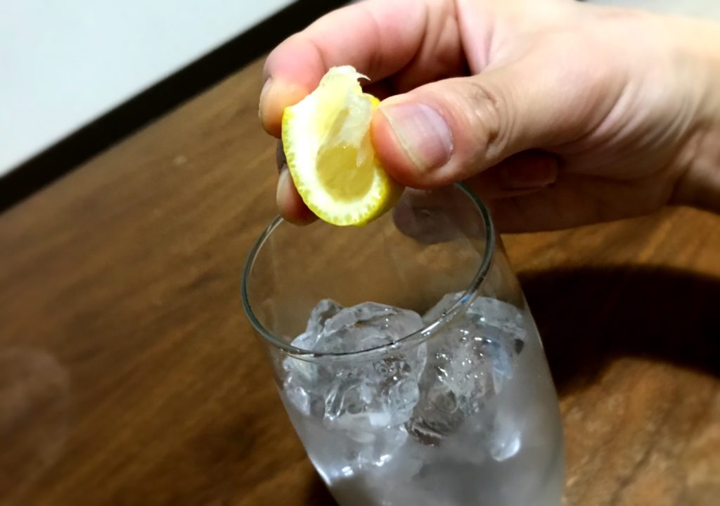 レモン絞り方